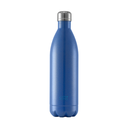 Close-up of Hydra Twilight 1000ml Water Bottle with leak-proof cap by SENS Life