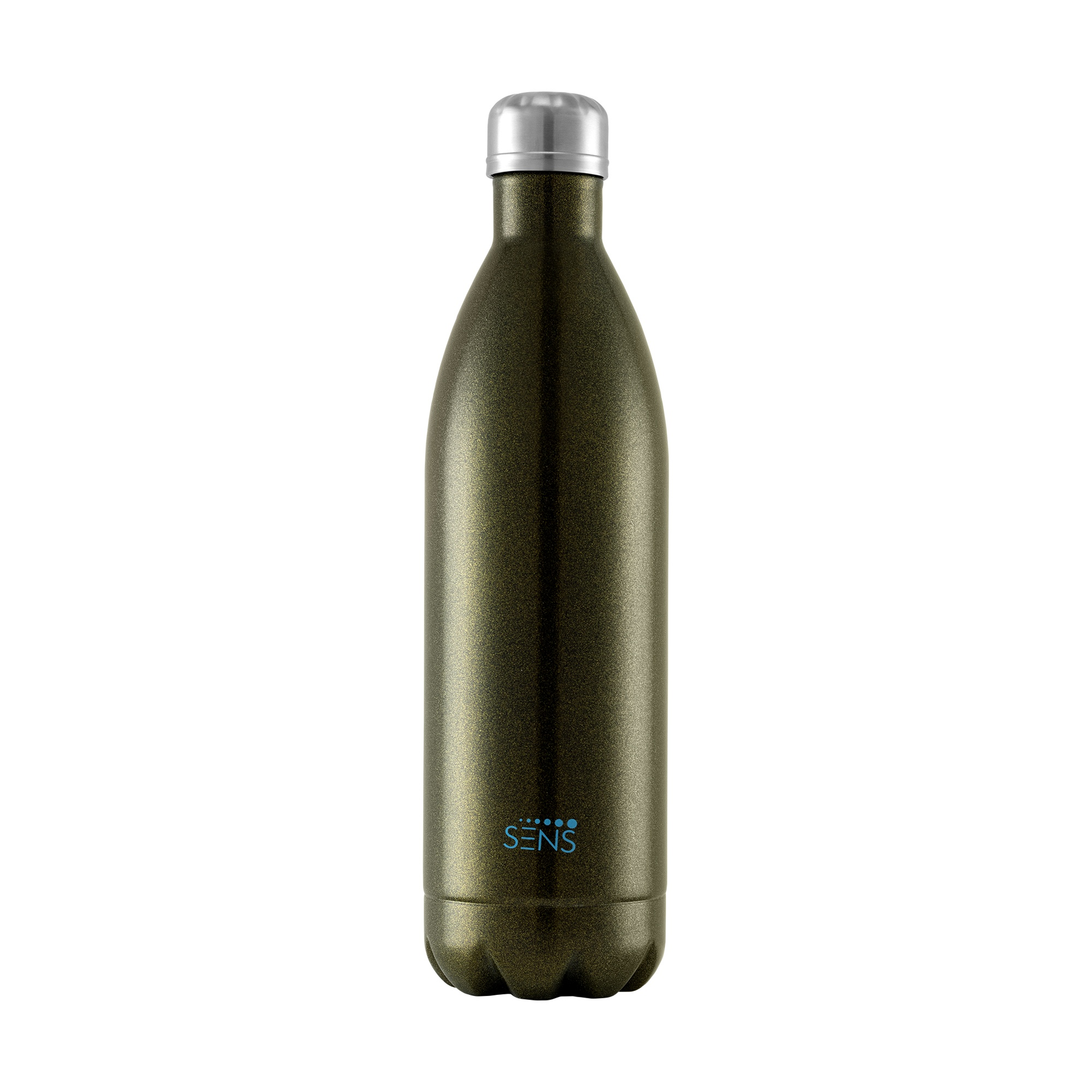 Close-up of Hydra Twilight 1000ml Water Bottle with leak-proof cap by SENS Life