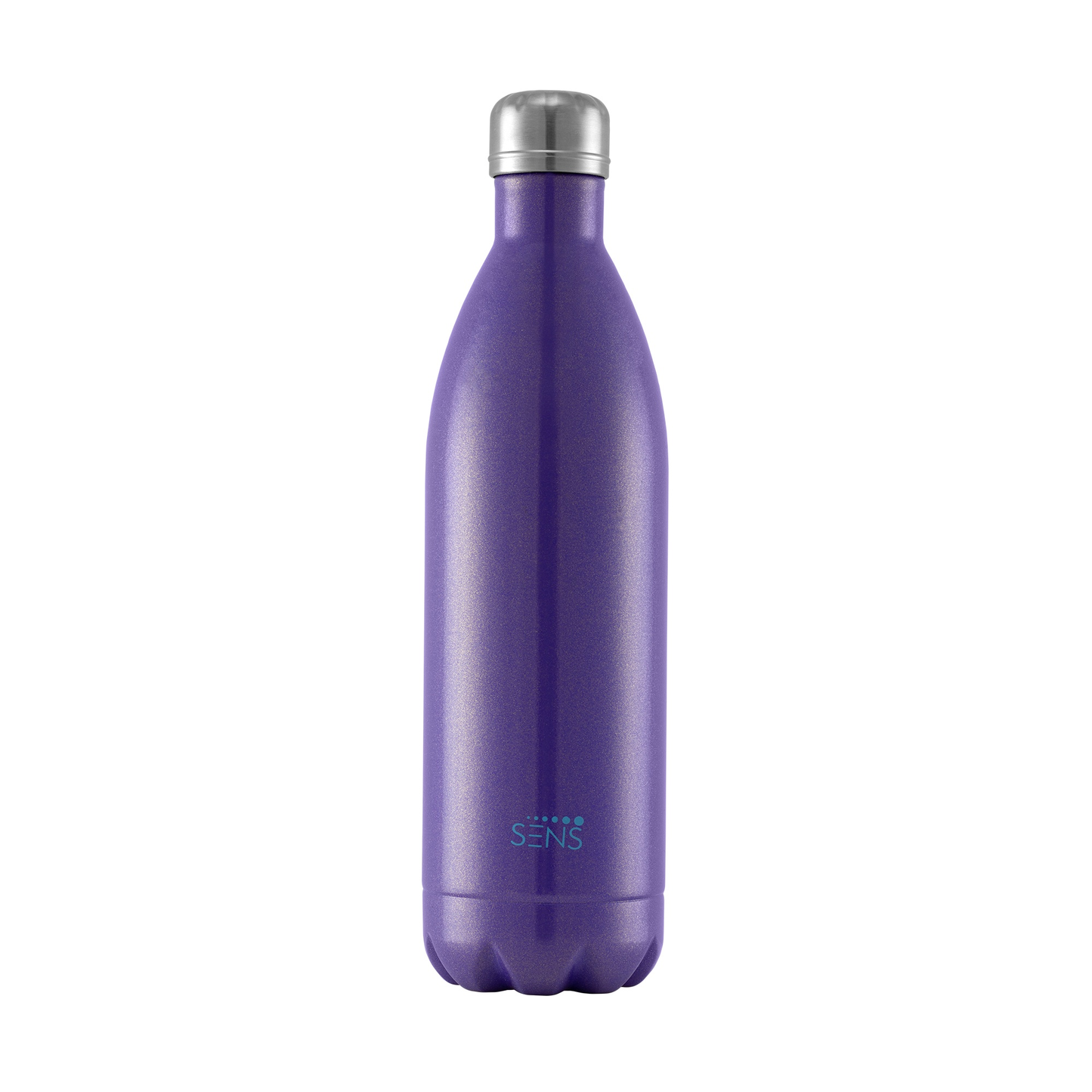 Close-up of Hydra Twilight 1000ml Water Bottle with leak-proof cap by SENS Life