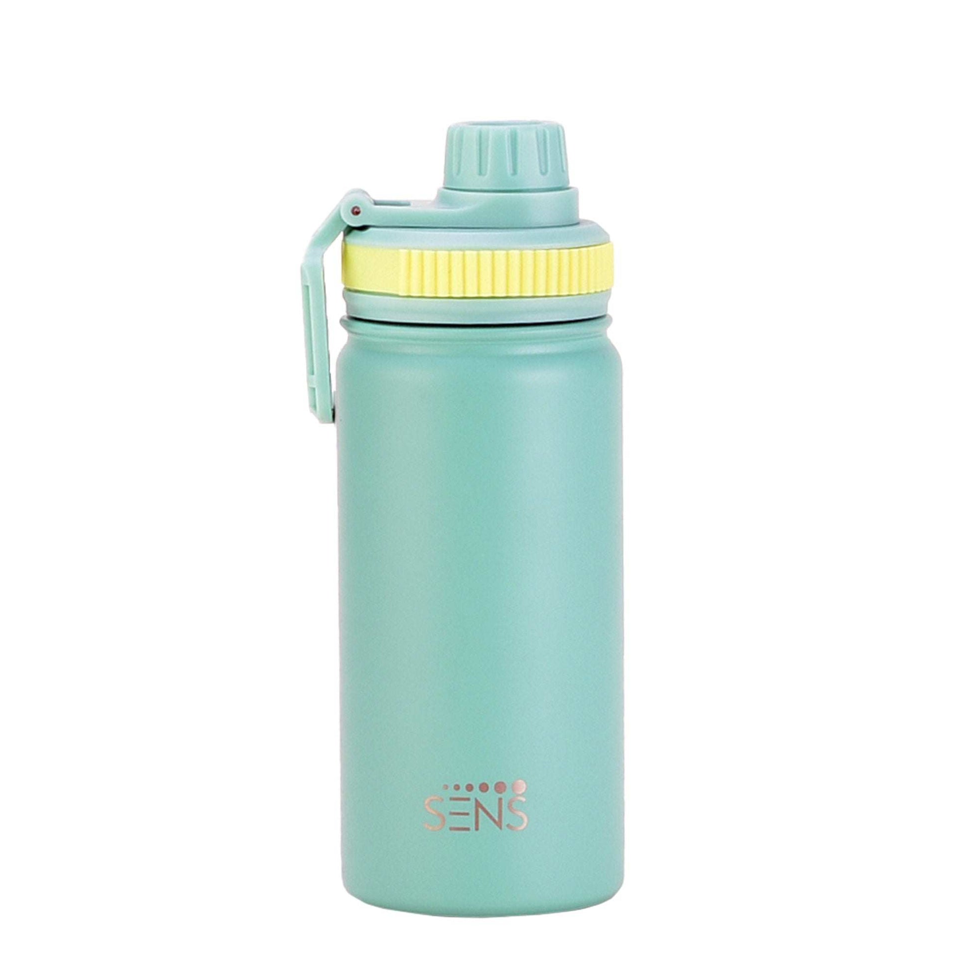 Double-walled stainless steel Hydra Domino water bottle by SENS Life