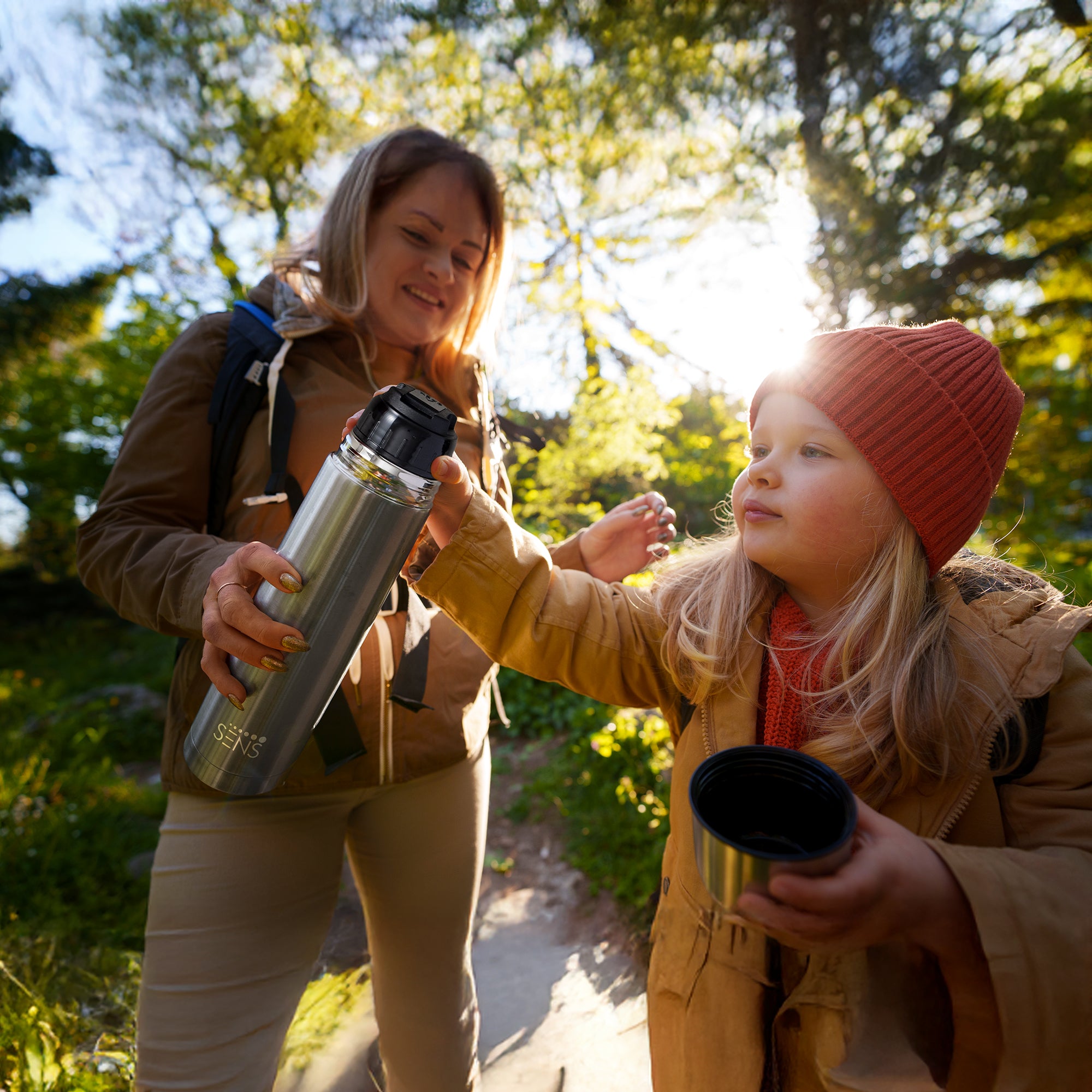 Hydra Splash Flask Bottle - 500ml & 1000ml, BPA-Free | SENS Life