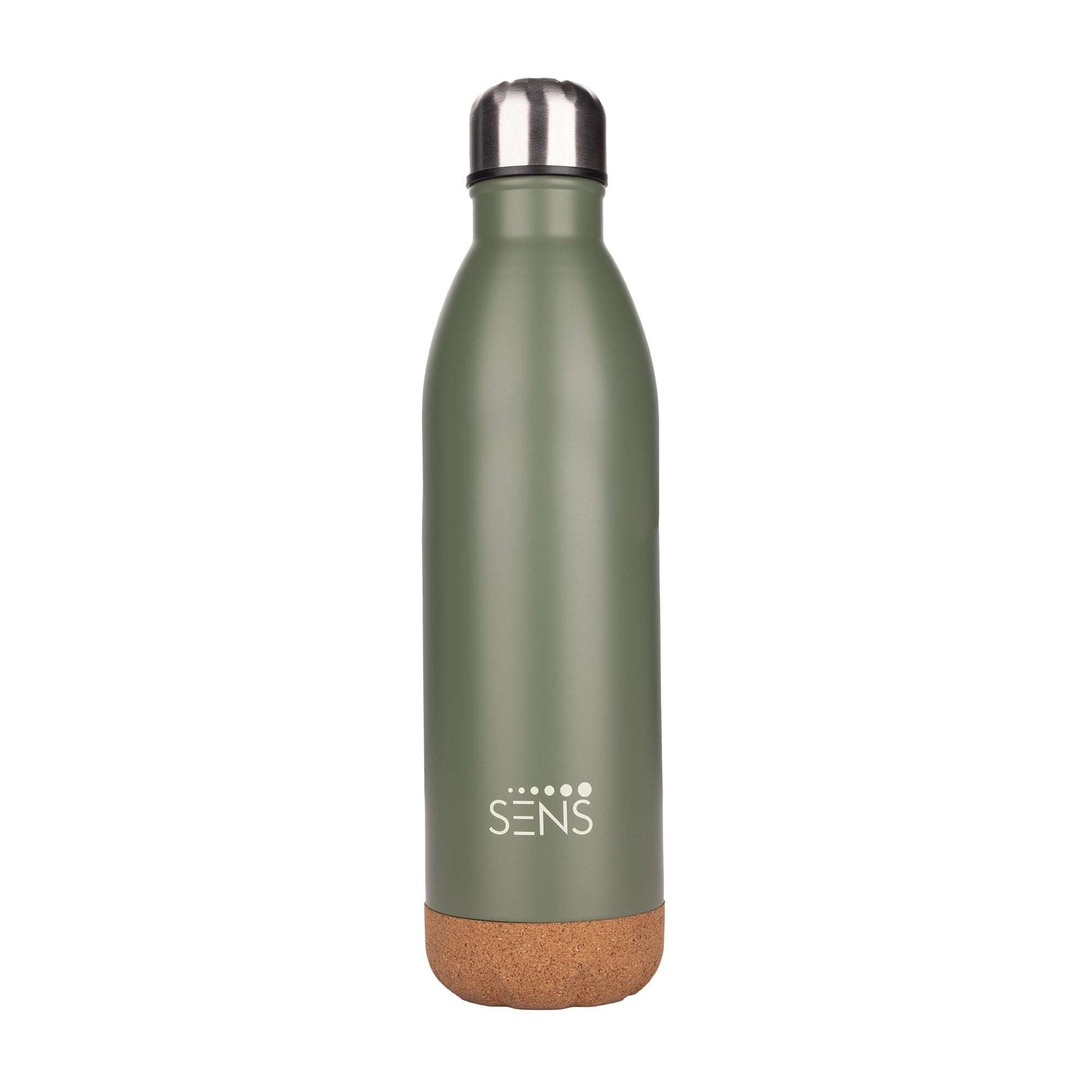 Double-walled stainless steel Hydra Oak 1000ml water bottle by SENS Life