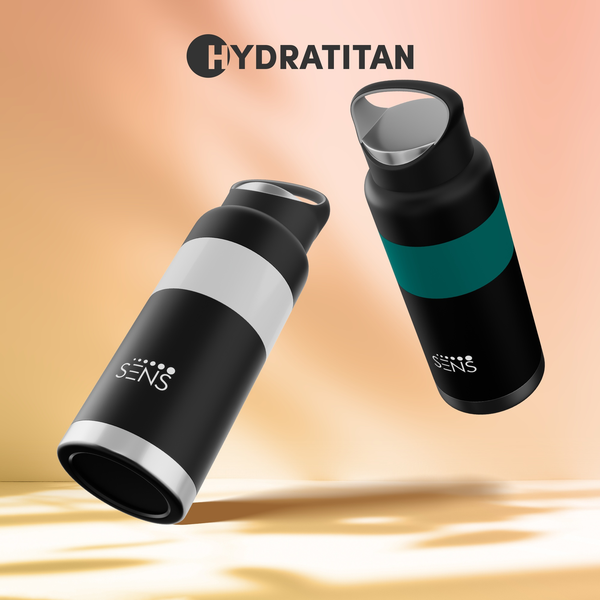 Double-walled stainless steel Hydra Titan Water Bottle